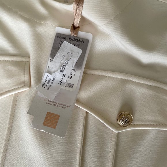 White Rinascimento dress. Made in Italy. - Picture 3 of 6